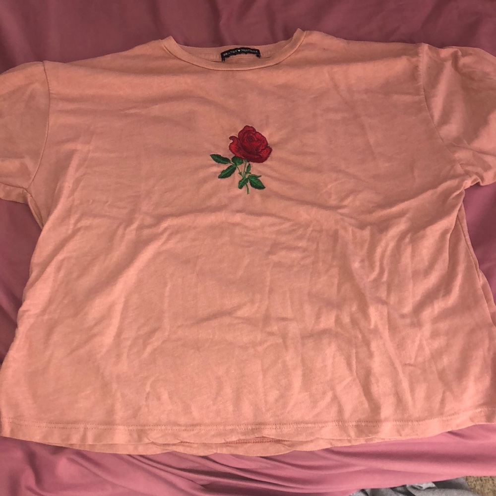 Brandy Melville Rose Shirt